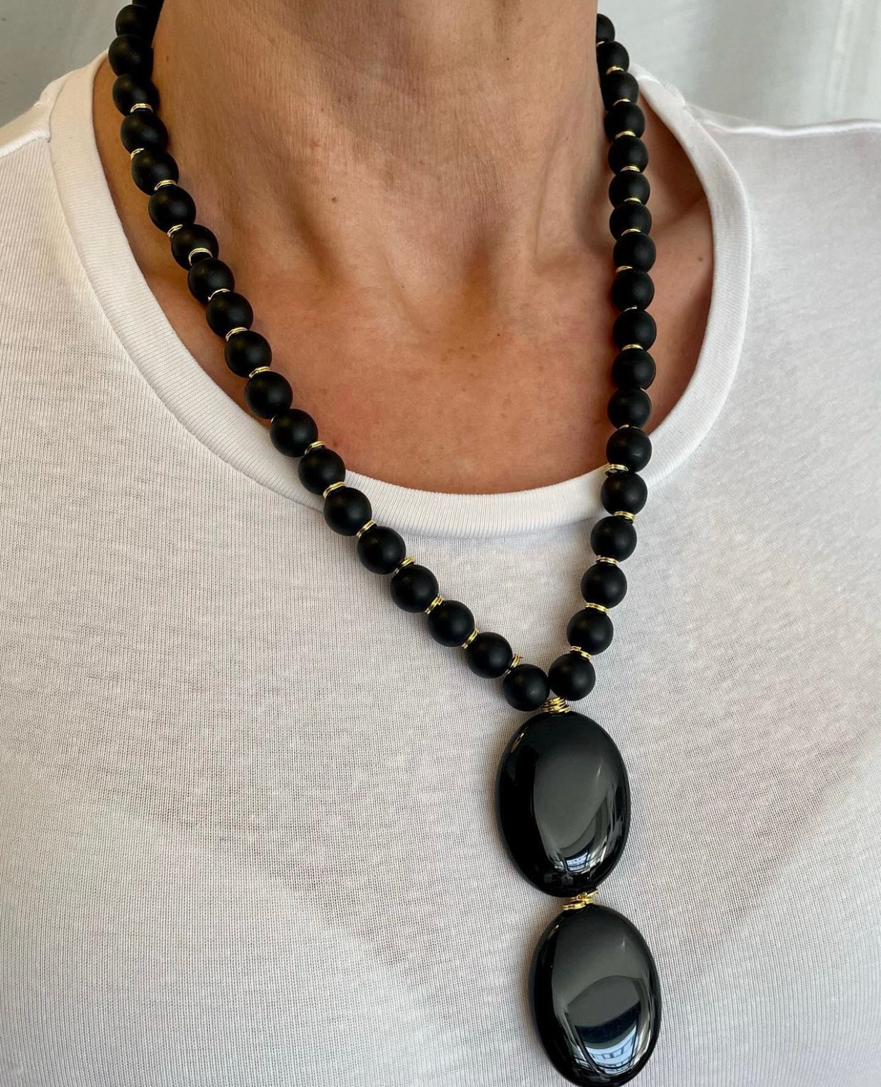 COLLAR DIVISIBLE PIEDRA NATURAL