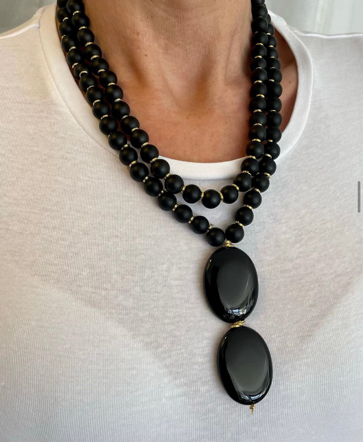 COLLAR DIVISIBLE PIEDRA NATURAL