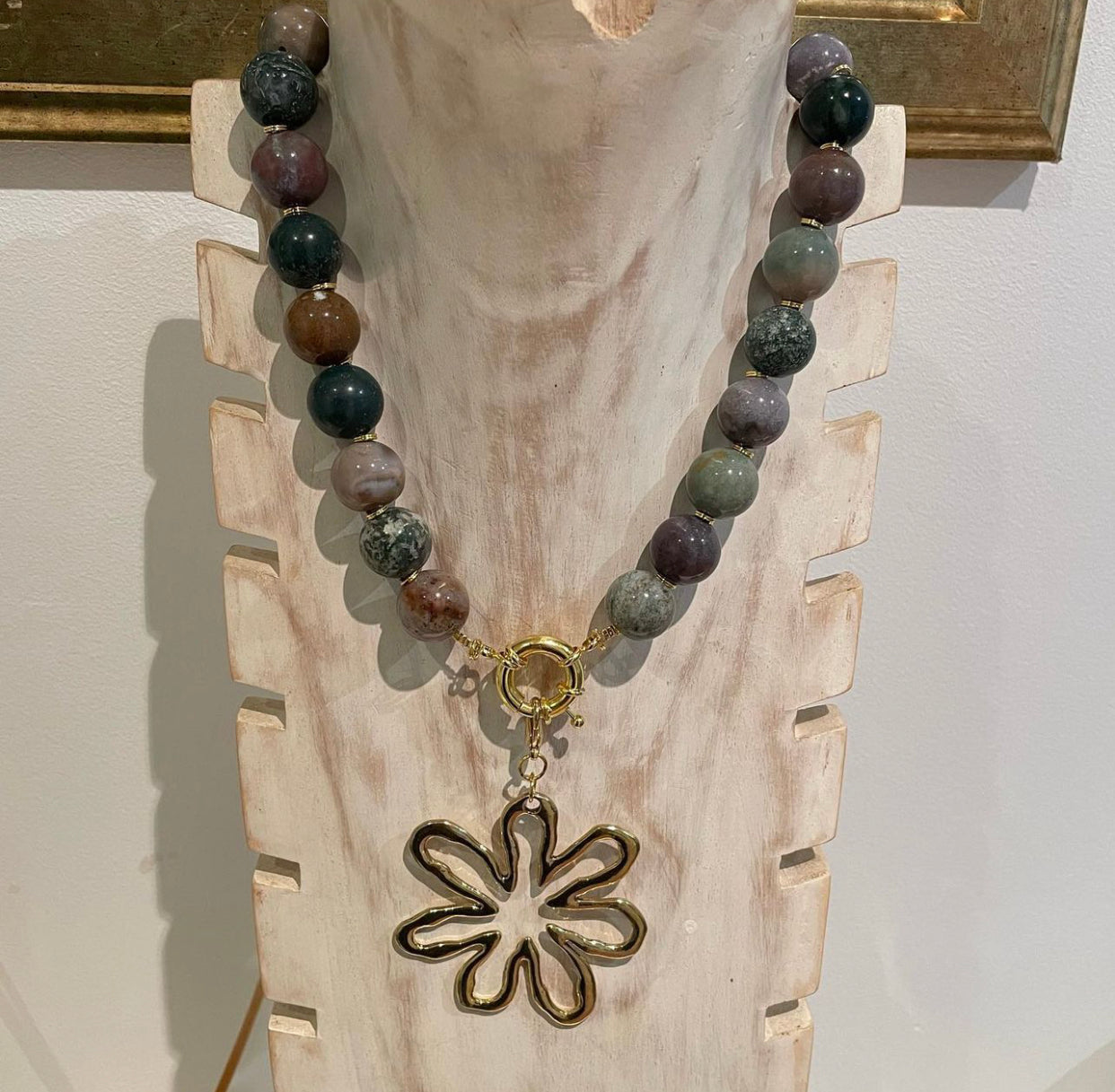 COLLAR PIEDRA NATURAL CUSTOMIZABLE
