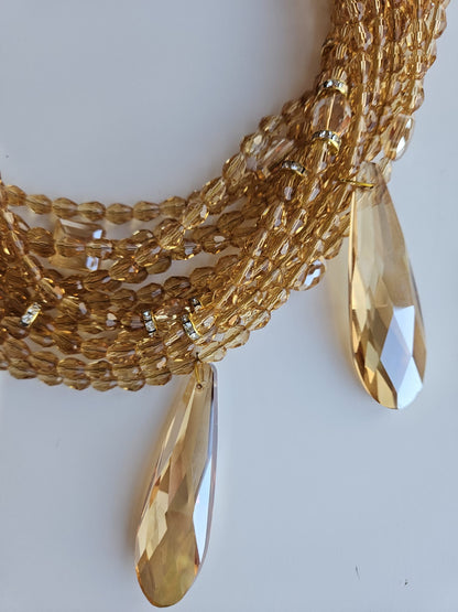COLLAR LAGRIMAS DE CRISTAL